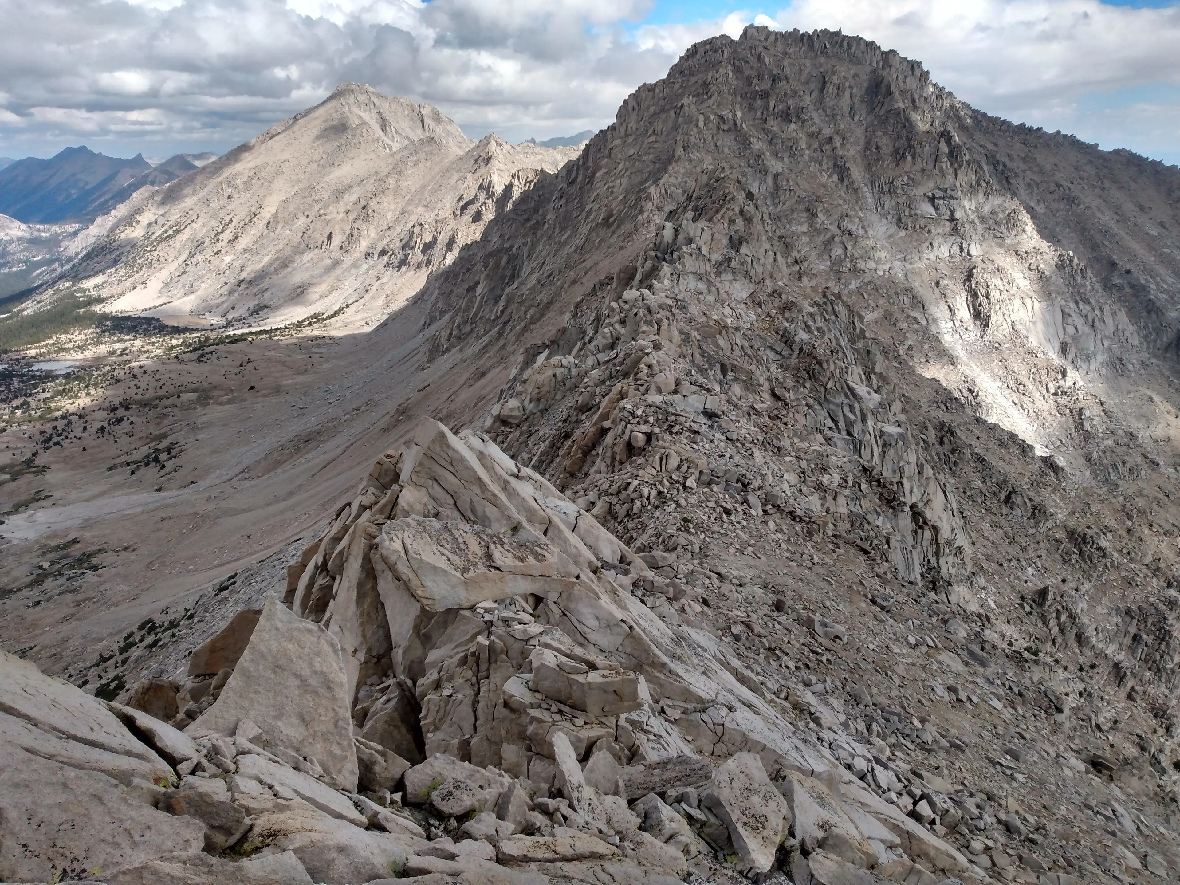 University Peak (L) and Mount Bradley (R)