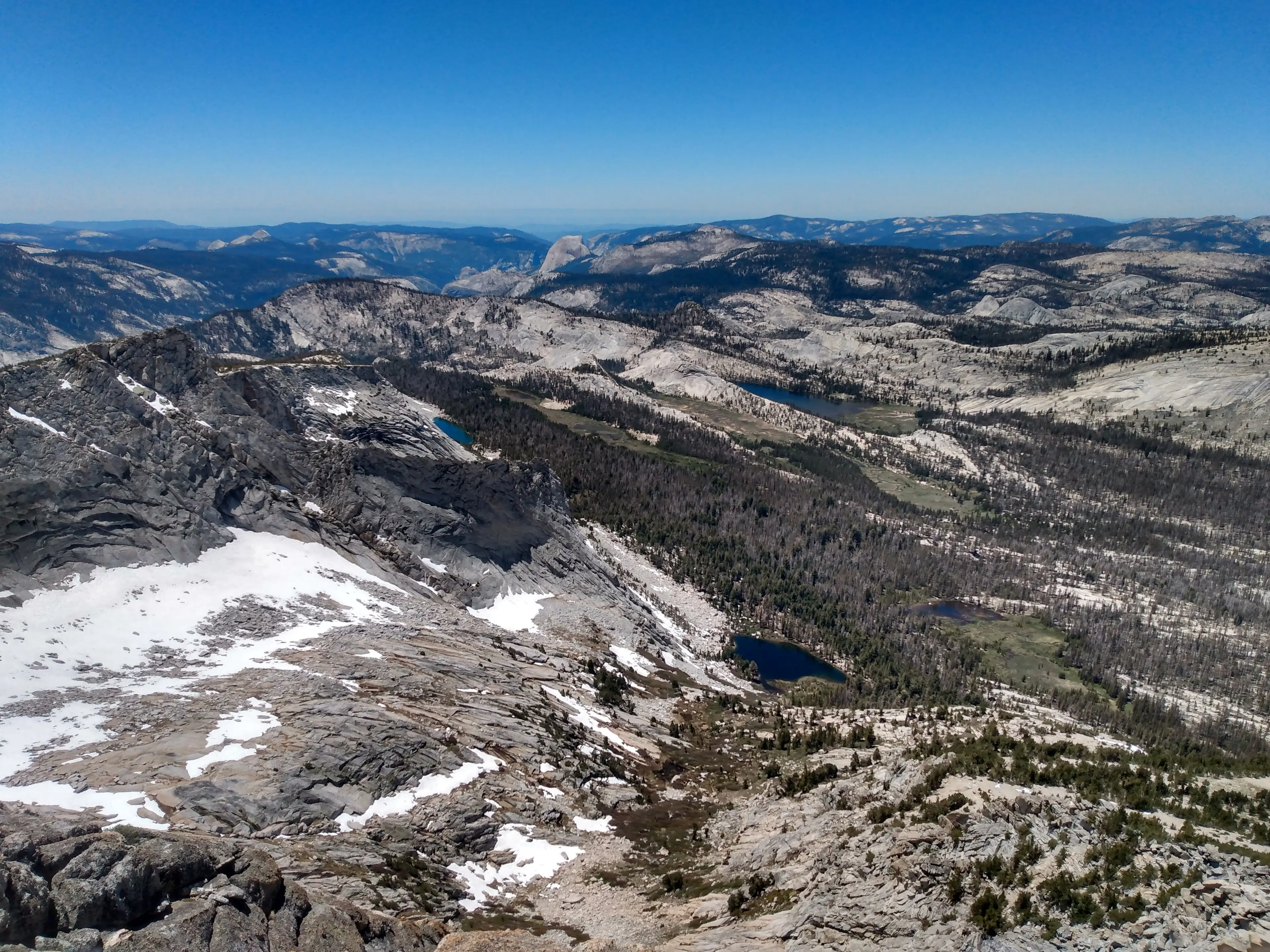 Half Dome in the distance